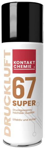 Kontakt Chemie DRUCKLUFT 67 SUPER 33190-DE Druckluftspray nicht brennbar 200ml von Kontakt Chemie