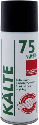 Kontakt Chemie KÄLTE 75 SUPER 33189-AA Kältespray nicht brennbar 400ml Kontakt Chemie KÄLTE 75 SUPER 33189-AA Kältespray nicht brennbar 400ml von Kontakt Chemie