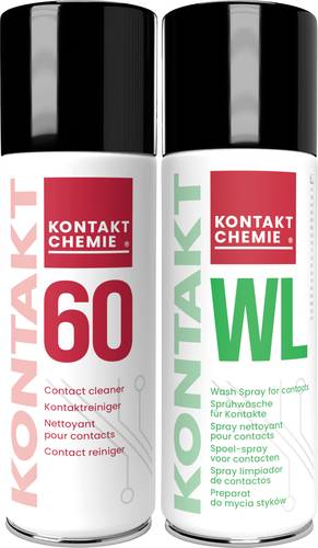Kontakt Chemie KONTAKT 60 / KONTAKT WL 70013-AG + 71013-AF Kontaktreiniger 1 Set Kontakt Chemie KONTAKT 60 / KONTAKT WL 70013-AG + 71013-AF Kontaktreiniger 1 Set von Kontakt Chemie