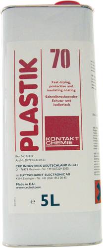 Kontakt Chemie PLASTIK 70 74332-AA Isolier- und Schutzlack 5l von Kontakt Chemie