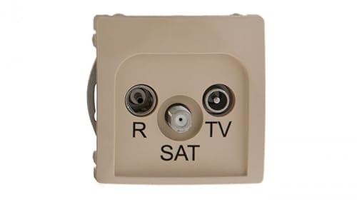 Kontakt-Simon BMZAR-SAT1.3/1.01/12 Steckdose beige Kunststoff IP20 75mm 41mm 75mm Kontakt-Simon BMZAR-SAT1.3/1.01/12 Steckdose beige Kunststoff IP20 75mm 41mm 75mm von Kontakt-Simon