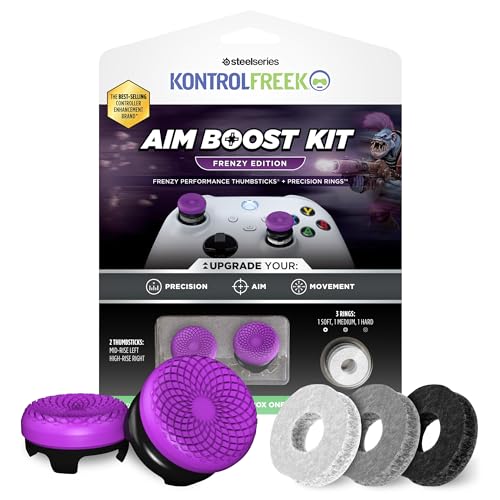 KontrolFreek Aim Boost Kit für Xbox One und Xbox Series X Controller | Enthält Performance Thumbsticks und Präzisionsringe | Frenzy Edition KontrolFreek Aim Boost Kit für Xbox One und Xbox Series X Controller | Enthält Performance Thumbsticks und Präzisionsringe | Frenzy Edition von KontrolFreek