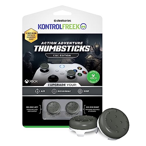 KontrolFreek CQC Classic für Xbox One und Xbox Series X Controller | Performance Thumbsticks | 2 Mid-Rise Concave | Schwarz von KontrolFreek