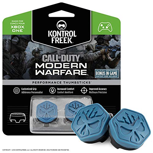 KontrolFreek Call of Duty Modern Warfare Performance Thumbsticks für Xbox One und Xbox Series X | 2 x Mittel Konvex | Blau/Schwarz KontrolFreek Call of Duty Modern Warfare Performance Thumbsticks für Xbox One und Xbox Series X | 2 x Mittel Konvex | Blau/Schwarz von KontrolFreek