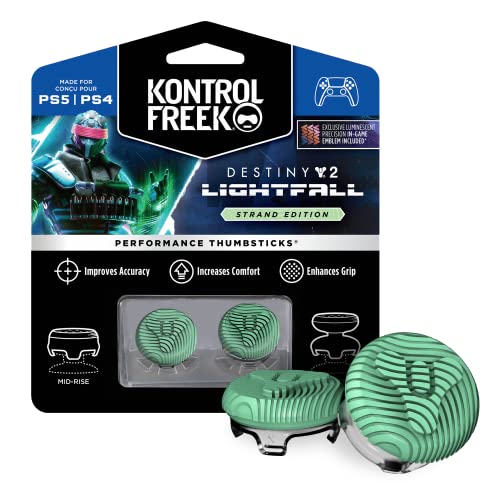 KontrolFreek Destiny 2: Lightfall Performance Thumbsticks für PlayStation 4 (PS4) und PlayStation 5 (PS5) | 1 High-Rise, 1 Mid-Rise von KontrolFreek