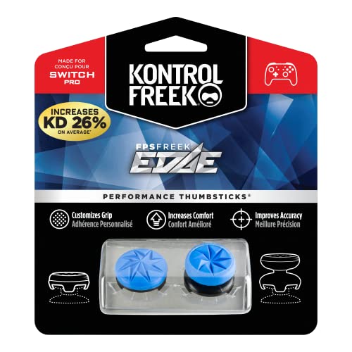 KontrolFreek FPS Freek Edge für Nintendo Switch Pro Controller | Performance Thumbsticks | 1 High Rise Convex | 1 Low-Rise Convex | Bl KontrolFreek FPS Freek Edge für Nintendo Switch Pro Controller | Performance Thumbsticks | 1 High Rise Convex | 1 Low-Rise Convex | Bl von KontrolFreek