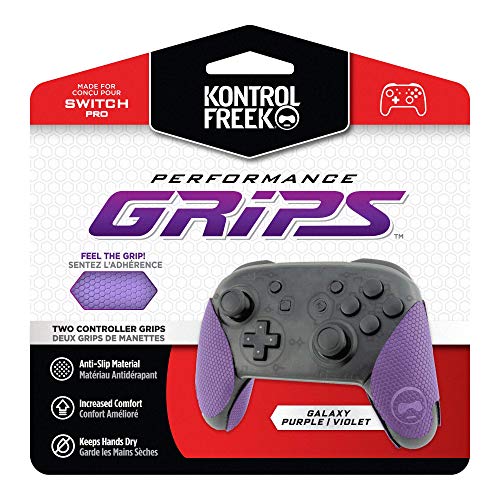 KontrolFreek Performance Grips | Performance-Griffe für Nintendo Switch Pro Controller | Galaxy Lila von KontrolFreek