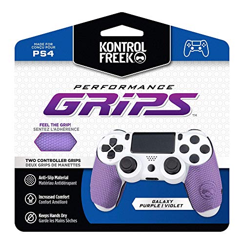 KontrolFreek Performance Grips | Performance-Griffe für PlayStation 4 (PS4) Controller | Galaxy Lila von KontrolFreek