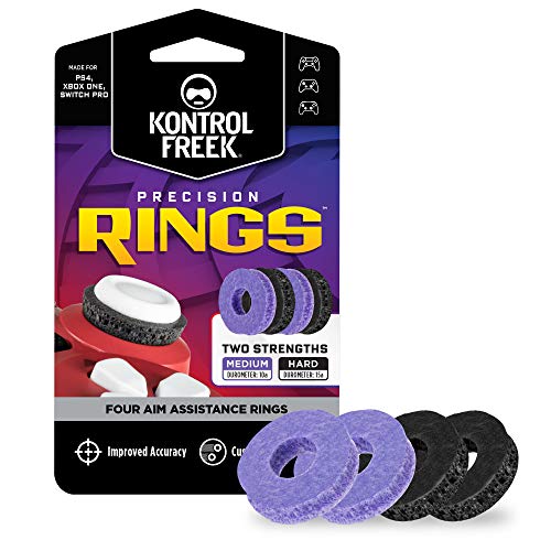 KontrolFreek Precision Rings | Zielerfassungshilfe mit Bewegungskontrolle für PlayStation 4 (PS4), PlayStation 5 (PS5), Xbox One, Xbox Series X|S, Switch Pro Controller | Mittlere / harte Festigkeit von KontrolFreek
