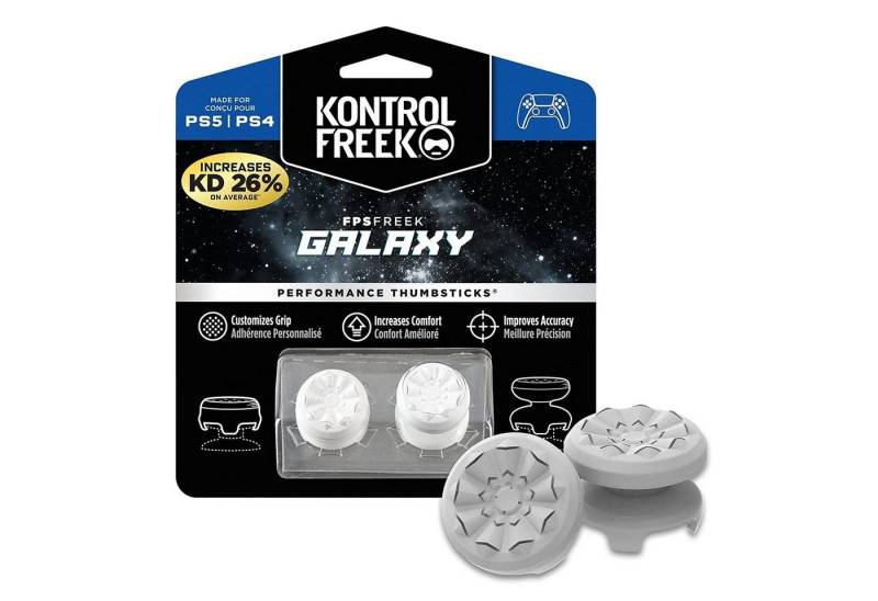 KontrolFreek Tastatur-Tastenkappen KontrolFreek FPS Freek Galaxy Weiß für PS4 & PS5 von KontrolFreek