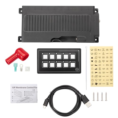 Konuooer Toutch Schalttafel 10P-Membran schalter panel steuerungsschalttafel mit bluetooth, Kabelbaum Touch Eingebautes PPTC schalter panel für camper Wohnmobilboote Konuooer Toutch Schalttafel 10P-Membran schalter panel steuerungsschalttafel mit bluetooth, Kabelbaum Touch Eingebautes PPTC schalter panel für camper Wohnmobilboote von Konuooer