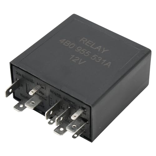 Konuooer Wischermotor-Steuerrelais 11 Pin für B5 MK4 B-0-r-a Golf 4 A2 A3 A4 TT,4B0 955 531A,Relais Zur Steuerung Des Wischer Motors für P-a-s-s-a-t 4B0955531A von Konuooer