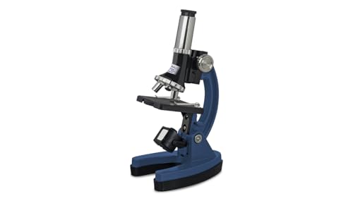 KONUS | KONUSCIENCE-2 Mikroskop mit Zoom bis zu 1200x mit Zubehör – Objektträger, Deckgläser, Probensammelfläschchen, Smartphone-Adapter von Konus