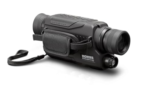KONUS | KONUSPY-12 Perfektes Nachtsichtgerät für die Wildschweinjagd, kompakt und leicht mit 5x-40x Zoombereich, Laserbeleuchtung, SD-Kartenaufzeichnung von Konus