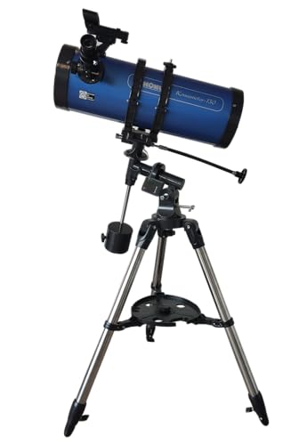 KONUS | KONUSMOTOR-130 Astronomisches Newton-Refraktorteleskop mit 130 mm Durchmesser, Brennweite 1000 mm und Rektaszensionsmotor von Konus