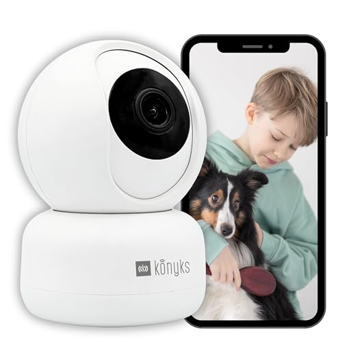 Konyks Camini 2 | Überwachungskamera für den Innenbereich WiFi | Bewegungserkennung und Geräusche | integrierte Sirene | Smartphone-Benachrichtigungen | Nachtsicht Konyks Camini 2 | Überwachungskamera für den Innenbereich WiFi | Bewegungserkennung und Geräusche | integrierte Sirene | Smartphone-Benachrichtigungen | Nachtsicht von Konyks