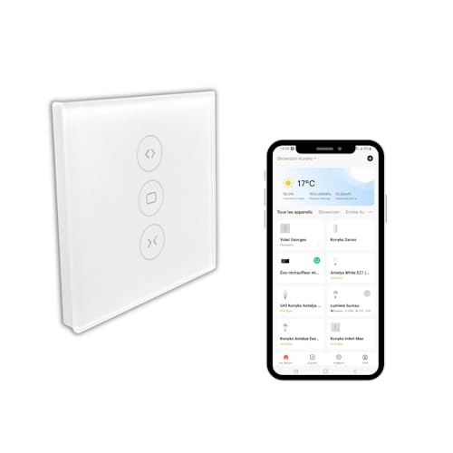 Konyks Vollo Max 3 Smart Rollladenschalter - Einfache Installation, Sprachsteuerung mit Alexa, Google Home und Siri und Fernsteuerung, Zeitprogrammierung Konyks Vollo Max 3 Smart Rollladenschalter - Einfache Installation, Sprachsteuerung mit Alexa, Google Home und Siri und Fernsteuerung, Zeitprogrammierung von Konyks