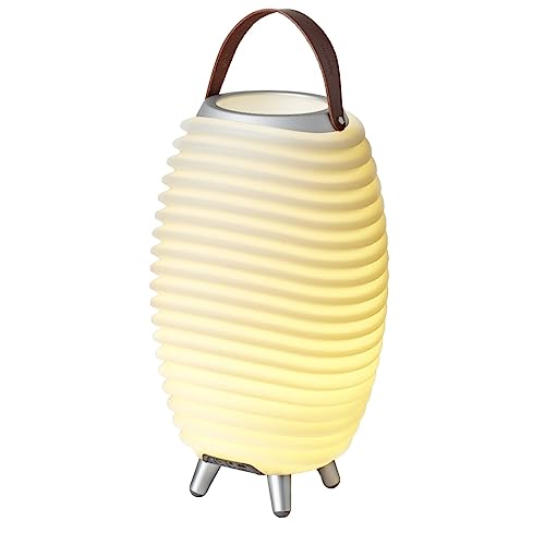Kooduu Synergy 35 Tragbare Lautsprecherlampe mit Weinkühler - Dimmbares LED-Licht, drahtloser Bluetooth-Lautsprecher und Weinflaschenhalter - Innen- und Außendekoration, klein von Kooduu