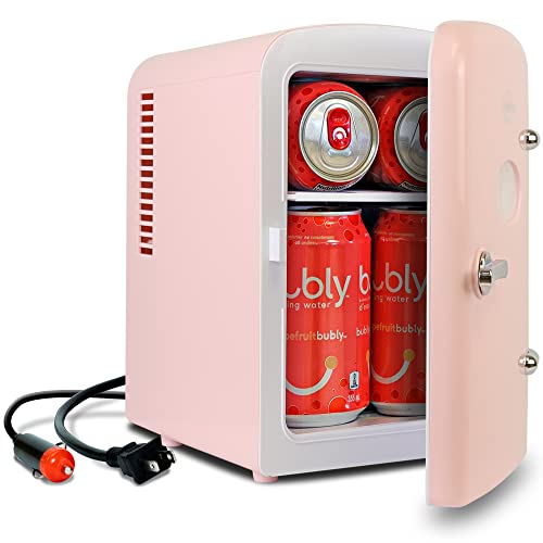 Koolatron Retro-Mini kÃhlschrank 4 Liter 6 Dosen kleiner kühlschrank Kühlschrank für Schlafzimmer,Hautpflege,Lebensmittel Getränke, Kosmetik,Kinder,Zuhause,Auto & Reisen,12 V DC Netzkabel,Rosa Koolatron Retro-Mini kÃhlschrank 4 Liter 6 Dosen kleiner kühlschrank Kühlschrank für Schlafzimmer,Hautpflege,Lebensmittel Getränke, Kosmetik,Kinder,Zuhause,Auto & Reisen,12 V DC Netzkabel,Rosa von Koolatron