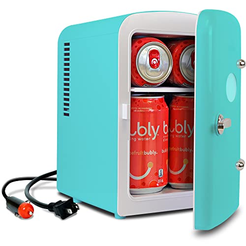 Koolatron Retro-Mini kÃhlschrank 4 Liter Kühlschrank für Schlafzimmer 6 Dosen kleiner Kühlschrank für Hautpflege,Lebensmittel,Getränke, Kosmetik,Kinder,Zuhause,Auto & Reisen,12 V DC Netzkabel,Aqua Koolatron Retro-Mini kÃhlschrank 4 Liter Kühlschrank für Schlafzimmer 6 Dosen kleiner Kühlschrank für Hautpflege,Lebensmittel,Getränke, Kosmetik,Kinder,Zuhause,Auto & Reisen,12 V DC Netzkabel,Aqua von Koolatron