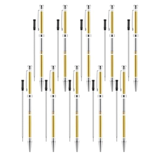 Koolenry 10-Teiliges Stift-Set zum Drechseln, 7 mm, Slimline-Stift-Drehset mit Nachfüll-Drehbank-Zubehör, Silber Koolenry 10-Teiliges Stift-Set zum Drechseln, 7 mm, Slimline-Stift-Drehset mit Nachfüll-Drehbank-Zubehör, Silber von Koolenry
