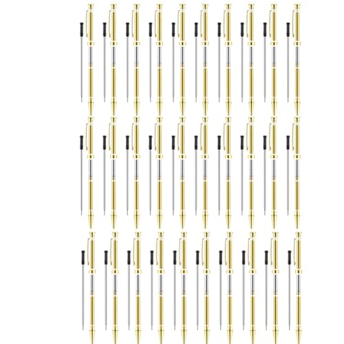 Koolenry 30-Teiliges Slimline-Stift-Set, Drechsel-Drehstift-Set mit Nachfüll-Drehbank-Zubehör für Heimwerker, Bürobedarf Koolenry 30-Teiliges Slimline-Stift-Set, Drechsel-Drehstift-Set mit Nachfüll-Drehbank-Zubehör für Heimwerker, Bürobedarf von Koolenry