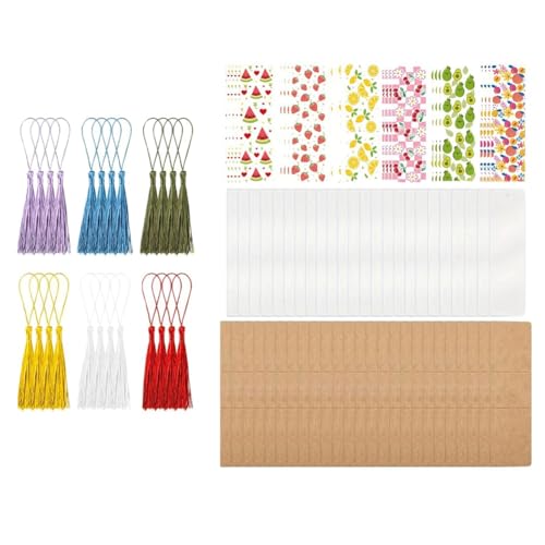 Koolenry DIY -Lesezeichenhüllen für DIY-Lesezeichen-Verpackungsmaterial, DIY-Acryl-Lesezeichenset B Koolenry DIY -Lesezeichenhüllen für DIY-Lesezeichen-Verpackungsmaterial, DIY-Acryl-Lesezeichenset B von Koolenry