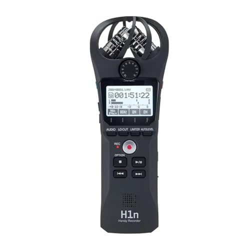 Koolenry H1N Handy Recorder Digitalkamera -Audio -Rekorder mit Windschwamm und Pelzmantel von Koolenry