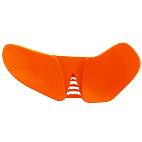 Koolenry Handgelenkauflage Ergonomisches Mauspad für Büro- und PC-Spiele mit Personalisiertem, Beweglichem, Gepolstertem Handballenauflage Orange von Koolenry