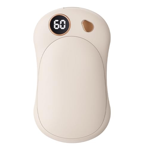 Koolenry Handwärmer 2er Set Handwärmer Winter Outdoor/Skiing/Hiking 3 Heizstufen Tragbarer Digitalanzeige Beige Farbe Koolenry Handwärmer 2er Set Handwärmer Winter Outdoor/Skiing/Hiking 3 Heizstufen Tragbarer Digitalanzeige Beige Farbe von Koolenry