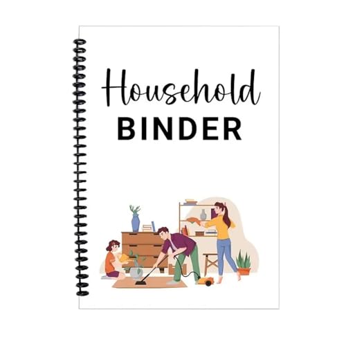 Koolenry Home Management Binder 80+ Seiten Haushaltsplaner Familienlebensorganisator mit Monatlichen und Wöchentlichen Abschnitten von Koolenry