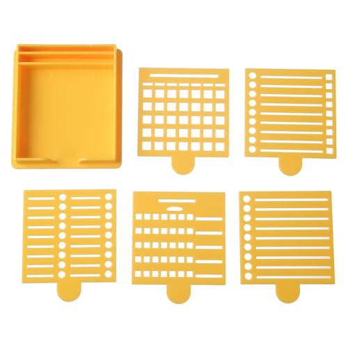 Koolenry -Note Vorlage Sticky Note Schablonenvorlage Notizorganisator für Büro und Schule für To-Do-Listen, Zuhause, Büro, Sticky Notes- (Gelb) von Koolenry