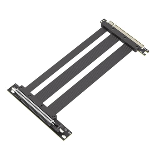 Koolenry PCIE 5.0 Verlängerungskabel für Grafikkarten 90°- GPU-Verlängerungskabel Schwarz von Koolenry