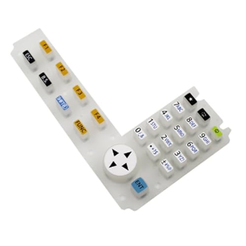 Koolenry Soft-Tastatur für Totalstation ES-Serie, LCD-Display, Gummischlüssel, Vermessungs- und Vermessungsinstrumente Zubehör von Koolenry