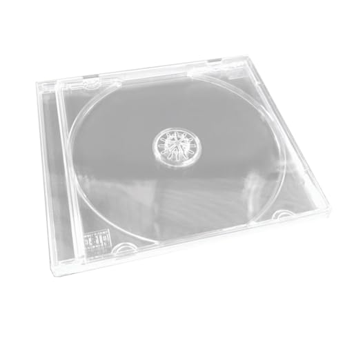 Koolenry Transparente Plastik -CD/DVD -Hülle Einzelstück -Disc -Speicher -Album -Album Box für Medienschutz Koolenry Transparente Plastik -CD/DVD -Hülle Einzelstück -Disc -Speicher -Album -Album Box für Medienschutz von Koolenry
