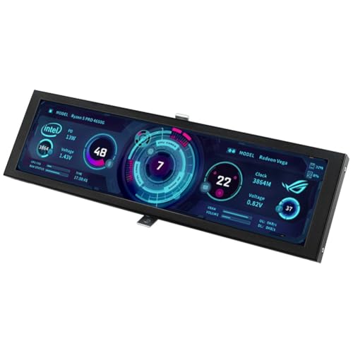 Koolenry Turing 8.8 Schwarzes IPS Typ-C Smart Display Gehäuse - Überwachen Sie die CPU-, GPU- und RAM-Nutzung auf Dem Sekundärdisplay mit USB-Schnittstelle Koolenry Turing 8.8 Schwarzes IPS Typ-C Smart Display Gehäuse - Überwachen Sie die CPU-, GPU- und RAM-Nutzung auf Dem Sekundärdisplay mit USB-Schnittstelle von Koolenry