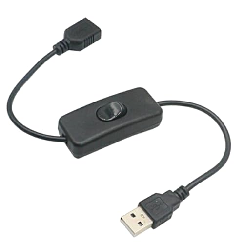 Koolenry USB2.0 Ladeverlängerungskabel mit Schalter 1m für Schreibtischlampe, Ventilator, Fahrzeugrecorder Koolenry USB2.0 Ladeverlängerungskabel mit Schalter 1m für Schreibtischlampe, Ventilator, Fahrzeugrecorder von Koolenry