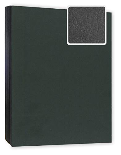 Bindekarton/Deckblatt/Rückblatt, schwarz 240 g/m² DIN A4, 100 Stück in Lederoptik - Einbanddeckel für Bindungen, Umschlagmaterial von Kopierladen Karnath GmbH