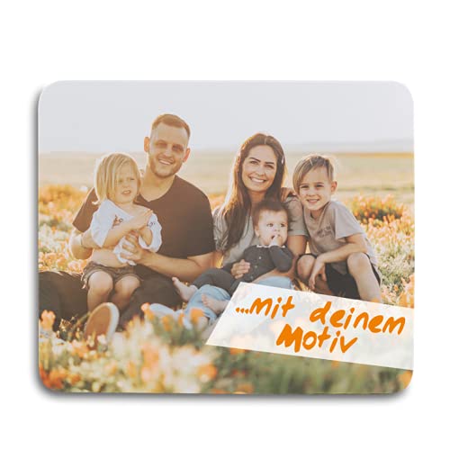 Mousepad/Mauspad mit eigenem Foto oder Bild gestalten - ca. 23 x 19 cm - rutschfest und flexibel - Fotogeschenk von Kopierladen Karnath GmbH