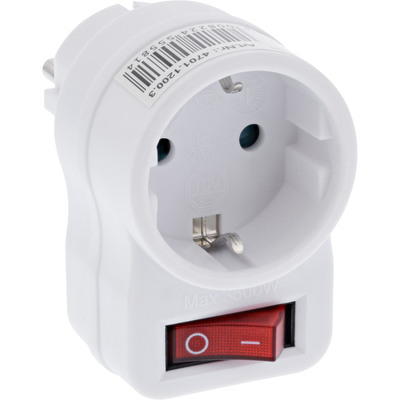 Kopp Steckdosenadapter mit Schalter, 1 Stück, arktis/weiß, 470112003 Kopp Steckdosenadapter mit Schalter, 1 Stück, arktis/weiß, 470112003 von Kopp Elektrotechnik