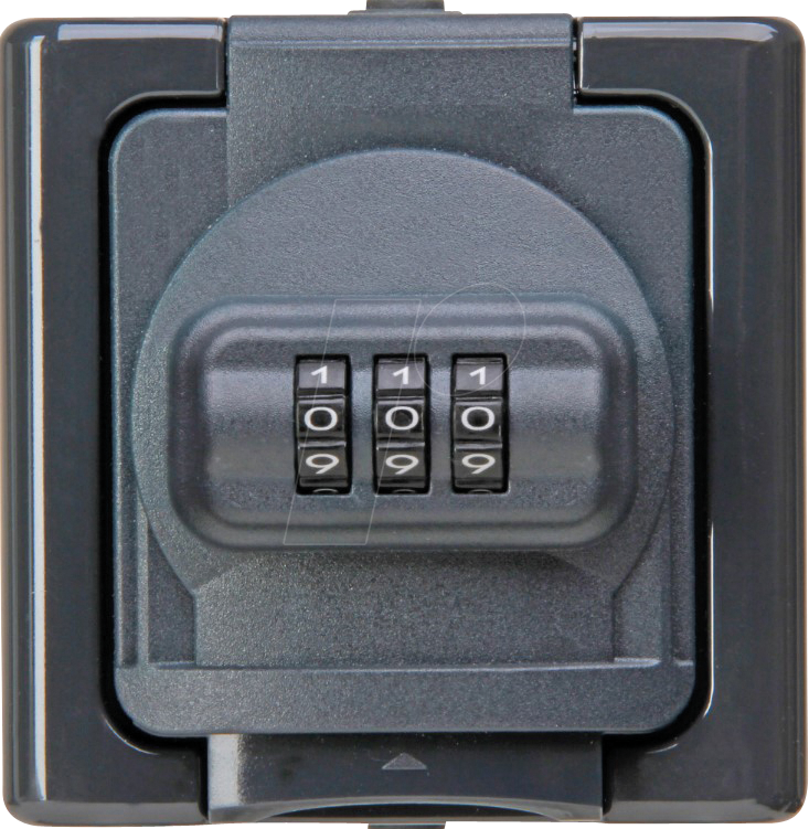 EL BE 109815008 - BLUE ELECTRIC - Schutzkontakt-Steckdose mit Zahlenschloss, anthr EL BE 109815008 - BLUE ELECTRIC - Schutzkontakt-Steckdose mit Zahlenschloss, anthr von Kopp