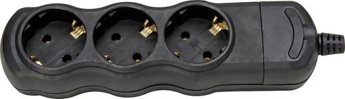 Kopp 120305001 Steckdosenleiste 3fach Schwarz ohne Stecker 1St. Kopp 120305001 Steckdosenleiste 3fach Schwarz ohne Stecker 1St. von Kopp