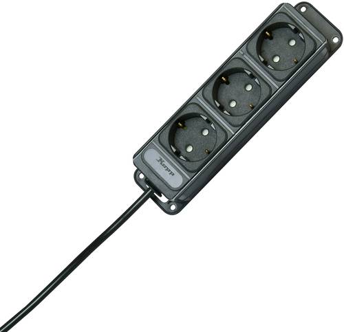 Kopp 127015013 Steckdosenleiste 3fach Anthrazit Schutzkontakt 1St. Kopp 127015013 Steckdosenleiste 3fach Anthrazit Schutzkontakt 1St. von Kopp