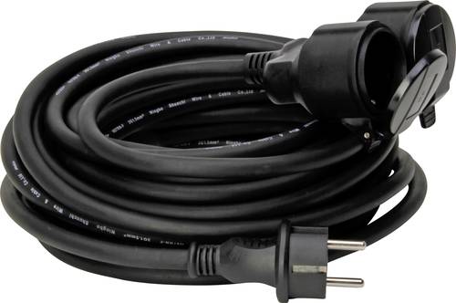 Kopp 145211048 Strom Verlängerungskabel 16A Schwarz 10.00m H07RN-F 3x1,5mm² für Außenbereich gee Kopp 145211048 Strom Verlängerungskabel 16A Schwarz 10.00m H07RN-F 3x1,5mm² für Außenbereich gee von Kopp