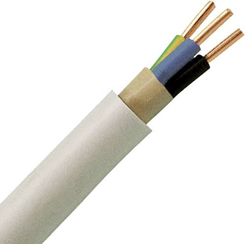 Kopp 150825001 Mantelleitung NYM-J 3G 1.50mm² Grau 25m von Kopp