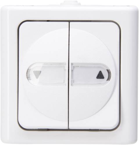 Kopp 561502005 1 Stück Feuchtraum-Schalterprogramm Komplett Jalousie-Schalter BlueElectric Arktis-W Kopp 561502005 1 Stück Feuchtraum-Schalterprogramm Komplett Jalousie-Schalter BlueElectric Arktis-W von Kopp