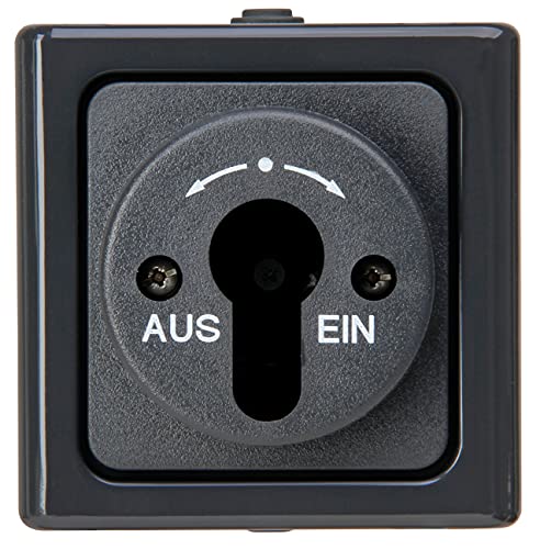 Kopp BLUE ELECTRIC - Gehäuse für Schlüssel-Schalter, Farbe: anthrazit, 561715001 von Kopp