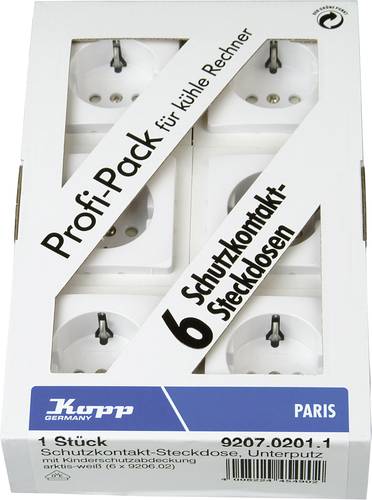 Kopp Einsatz Schutzkontakt-Steckdose Paris Weiß 920702011 Kopp Einsatz Schutzkontakt-Steckdose Paris Weiß 920702011 von Kopp