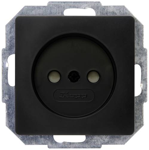 Kopp Einsatz Steckdose Paris Schwarz (matt) 921250089 von Kopp