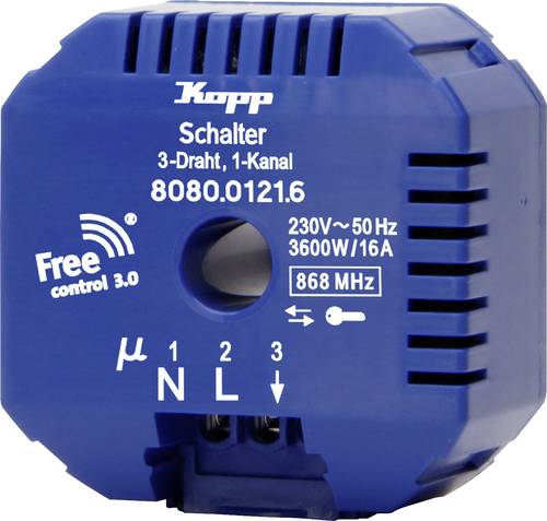 Kopp Free Control 3.0 Free Control 1-Kanal Empfänger Kopp Free Control 3.0 Free Control 1-Kanal Empfänger von Kopp